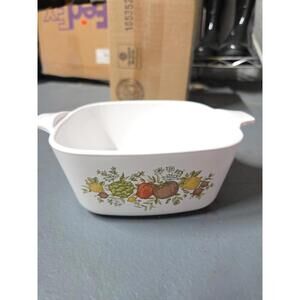 Corning Ware Spice Of Life Square Small Dish P-43-B 2 3/4 Cup